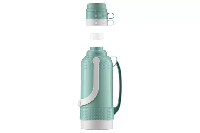 Термос Ardesto Gemini Gourmet, 3200мл, пластик, боросилікатне скло, зелений