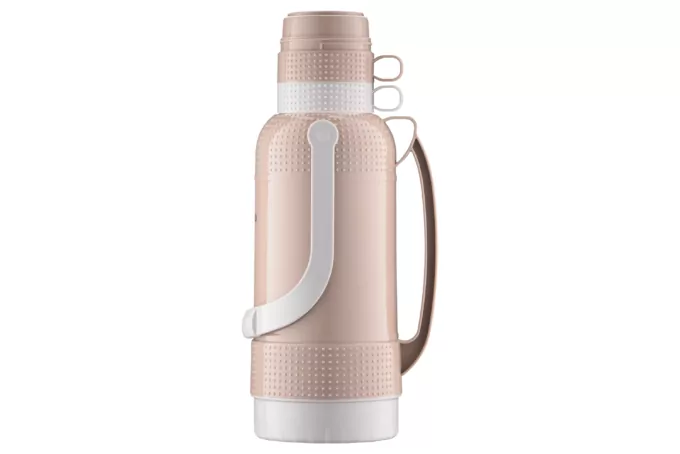 Термос Ardesto Gemini Gourmet, 3200мл, пластик, боросиликатное стекло, коричневый