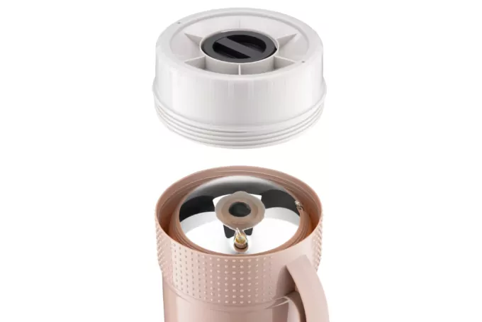 Термос Ardesto Gemini Gourmet, 3200мл, пластик, боросиликатное стекло, коричневый