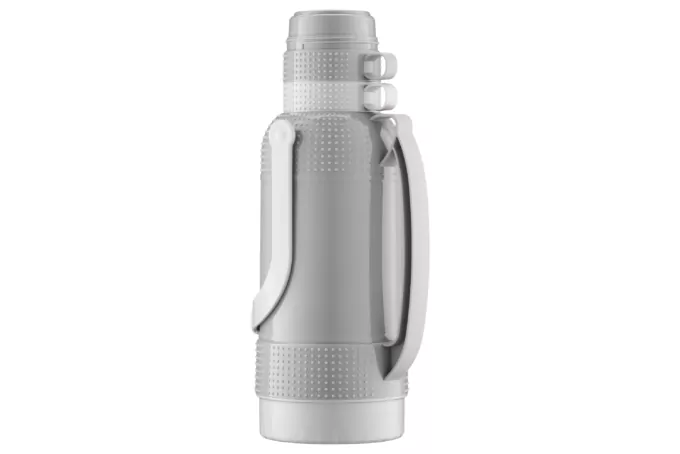 Термос Ardesto Gemini Gourmet, 3200мл, пластик, боросилікатне скло, сірий
