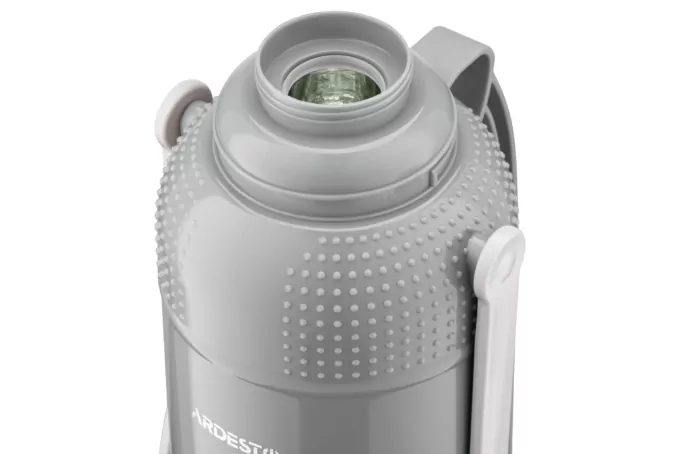Термос Ardesto Gemini Gourmet, 3200мл, пластик, боросилікатне скло, сірий