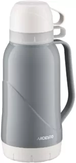 Термос Ardesto Gemini Gourmet, 1800мл, пластик, боросиликатное стекло, синий