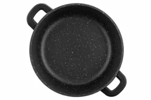 Кастрюля со стеклянной крышкой Ardesto Gemini Anzio, 4.4л, алюминий, черный