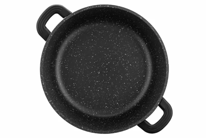 Кастрюля со стеклянной крышкой Ardesto Gemini Anzio, 4.4л, алюминий, черный