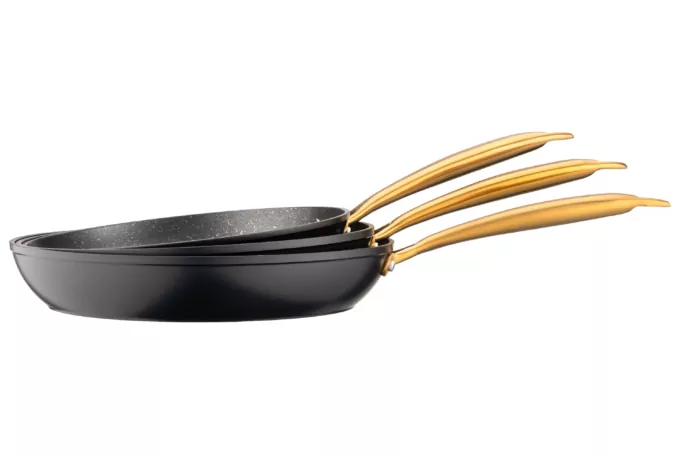 Сковорода Ardesto Black Mars Sparkle, 28см, алюминий, черный