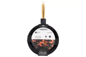 Сковорода Ardesto Black Mars Sparkle, 28см, алюминий, черный