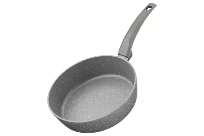 Deep fry pan with lid ARDESTO Gemini Gourmet Apulia, 24cm, aluminium, gray