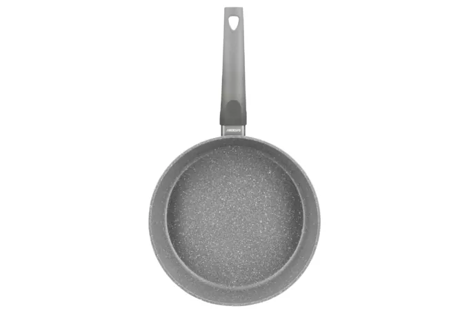 Deep fry pan with lid ARDESTO Gemini Gourmet Apulia, 24cm, aluminium, gray