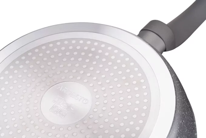 Deep fry pan with lid ARDESTO Gemini Gourmet Apulia, 26cm, aluminium, gray