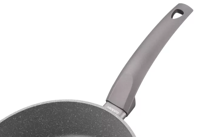 Ardesto Deep Fry pan with lid Gemini Gourmet Apulia, 28cm, aluminium, gray