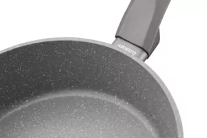 Ardesto Deep Fry pan with lid Gemini Gourmet Apulia, 28cm, aluminium, gray