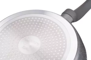 Ardesto Deep Fry pan with lid Gemini Gourmet Apulia, 28cm, aluminium, gray