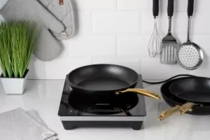 Сковорода Ardesto Black Mars Sparkle, 28см, алюминий, черный