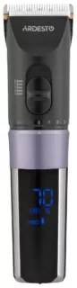 Машинка для стрижки  Ardesto HC-Y40-DBS, мережа+акум., насадок-4, титан. напил + кераміка, чорний