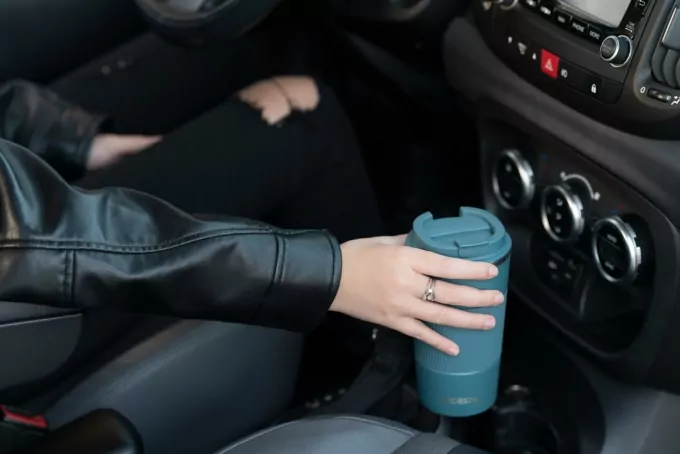 Ardesto Travel mug Urban, 500ml, stainless steel, dark blue