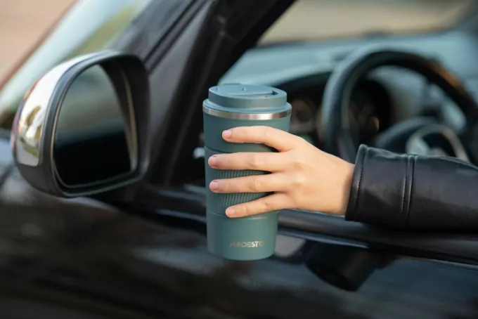 Ardesto Travel mug Urban, 500ml, stainless steel, dark blue