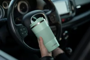 Ardesto Travel mug Urban, 500ml, stainless steel, green