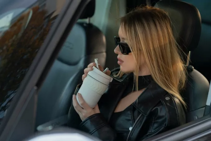 Термочашка Ardesto Cosy, 400мл, нержавеющая сталь, бежевый