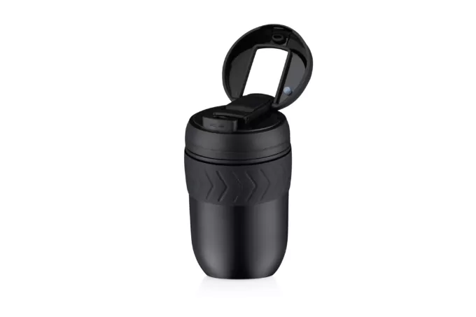 Ardesto Travel mug Cosy, 400ml, stainless steel, black
