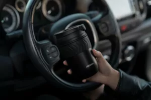 Ardesto Travel mug Cosy, 400ml, stainless steel, black