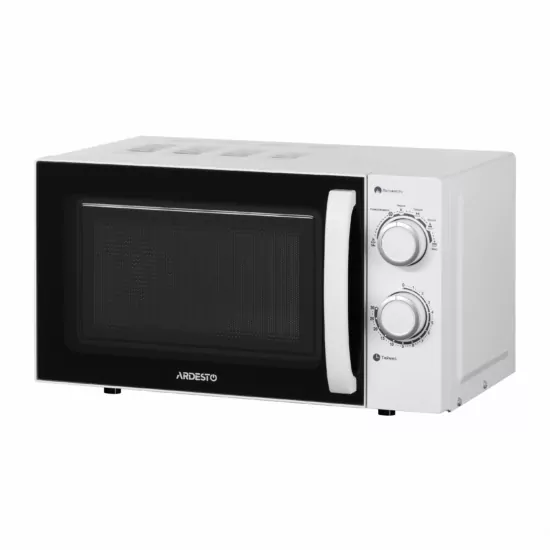 Микроволновая печь ARDESTO, 20л, мех. управл., 700Вт, откр.ручкой, белый