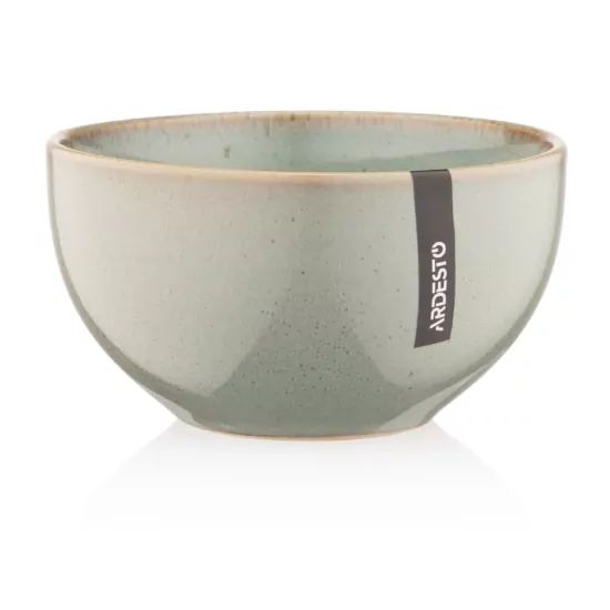 Ardesto Bowl Lecco, 14cm, ceramics, gray