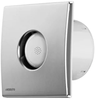 Витяжний вентилятор Ardesto 15 Вт, 70 м3/г, 2400 об./хв., 30 дБ, cріблястий