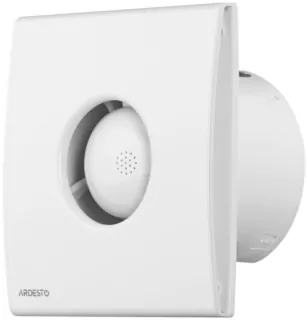 Витяжний вентилятор Ardesto 15 Вт, 70 м3/г, 2400 об./хв., 30 дБ, білий