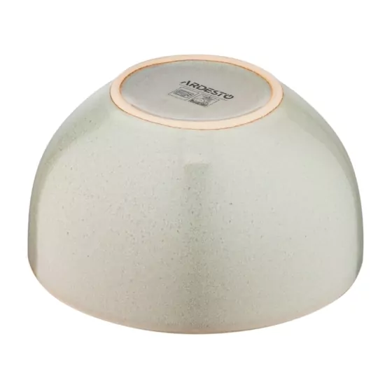 Ardesto Bowl Lecco, 14cm, ceramics, gray