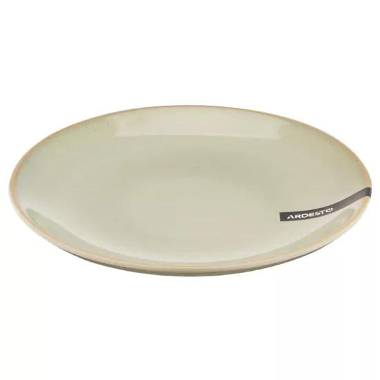 Тарілка десертна Ardesto Lecco, 19,5см, кераміка, сірий