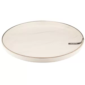 Ardesto Dinner plate Marmo, 27cm, ceramics, beige