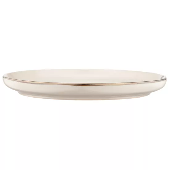 Тарілка десертна ARDESTO Marmo, 19см, кераміка, бежевий