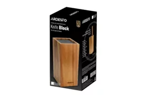 Ardesto Knife Block Black Mars, 23cm, wood