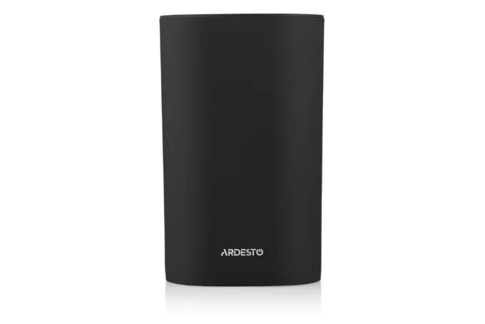 Колода для ножів Ardesto Gemini, 23см, пластик, чорний