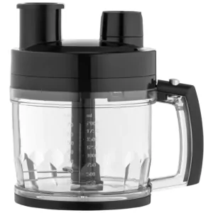 Блендер Ardesto погружной 1000Вт, 7в1, чаша-2000мл, насадка для нарезания кубиками, черно-серебристый