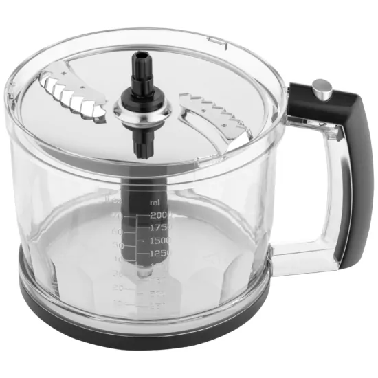 Блендер Ardesto погружной 1000Вт, 7в1, чаша-2000мл, насадка для нарезания кубиками, черно-серебристый