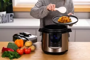 Ardesto pressure cooker, 900W, bowl-6l, electronic control, recipes book, iron/plastic, silver