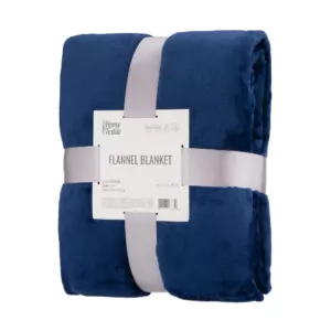 Плед Ardesto Flannel, 160х200см, 100% поліестер, синій