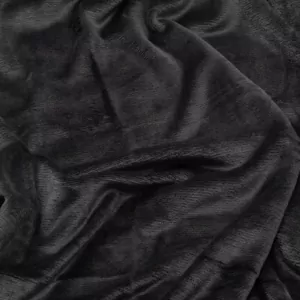 Плед Ardesto Flannel, 200×220см, 100% полиэстер, темно-серый