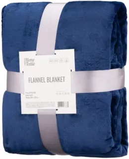 Плед Ardesto Flannel, 200×220см, 100% полиэстер, синий