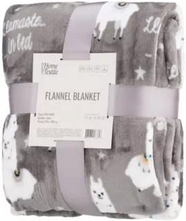 Плед Ardesto Flannel, 160х200см, 100% полиэстер, ламы