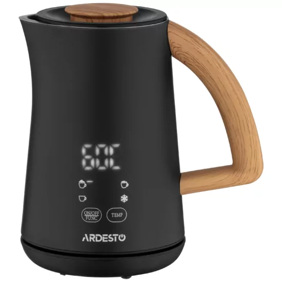 ARDESTO Milk frother&heater 500W, tank capacity-500ml, LED-display, black
