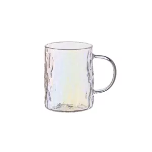 Набор чашек Ardesto Shine mix, 260мл, 4шт, боросиликатное стекло, прозрачный, золотистый, серый, перламутровый