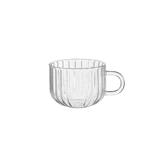 Набір чашок Ardesto Iceberg A, 400мл, 2шт, боросилікатне скло, прозорий