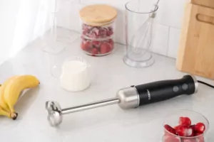 Блендер Ardesto погружной 600Вт, чаша-600мл, венчик для взбивания, черно-серебристый