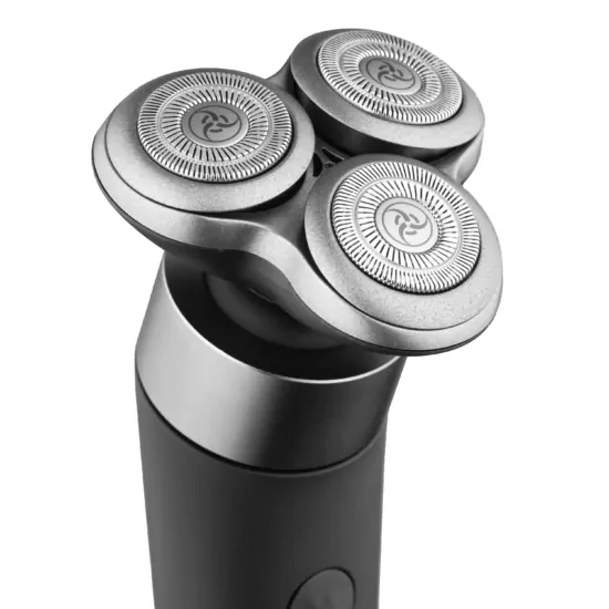 Electric shaver ARDESTO rotary, 5V, razor head-3, Li-Ion, dry+wet, black