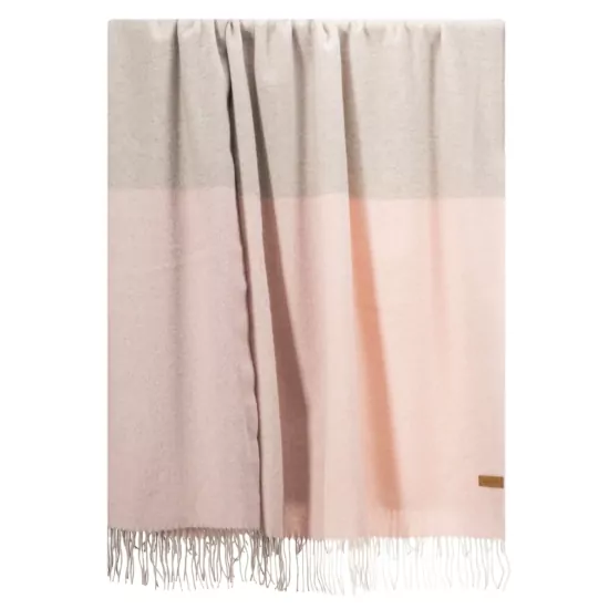 Ardesto Blanket Leonardo Moon, 140x200cm, 5% cashemere, 40% wool, 35% acrylic, 20% poly, pink