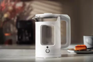 Ardesto Electric Kettle 1.5L, glass+plastic, white