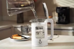 Ardesto Electric Kettle 1.5L, glass+plastic, white