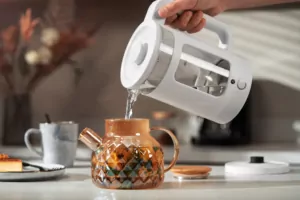 Ardesto Electric Kettle 1.5L, glass+plastic, white